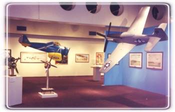 Aviation Art Display at the Sangre de Cristo Fine Arts Center